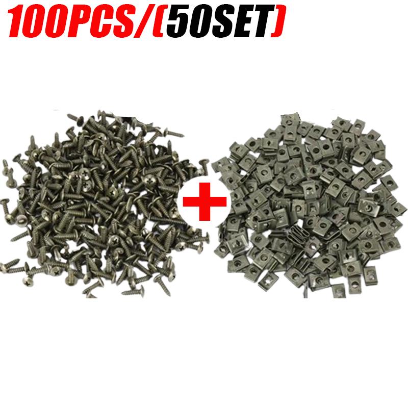 Mașini Motociclete Metal Șurub Elemente de Fixare Cleme Clemă Tip U cu Șurub Protecție Anti-rugină Clemă Cataramă cu Șurub Tablă de Fier