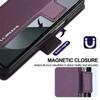 Magnetische Flip Leder Handyhülle für Samsung Galaxy Z Fold 7 6 5 4 3 5G Fold6 Fold5 Fold4 Brieftasche Kartenfach Hülle Etui Coque