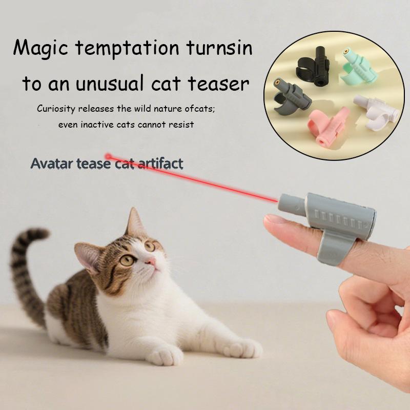Laser Cat Toy Finger Cots Pointer for Indoor Cats,Interactive Chase Toys for Indoor Cats & Dogs, Training & Exercise Fun