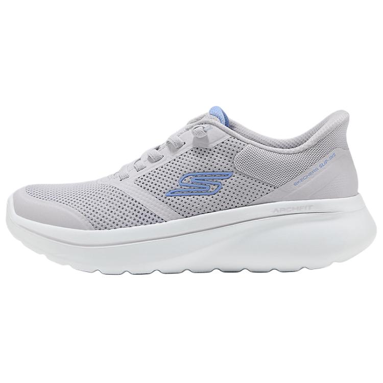 Skechers Go Walk Удобные Прочные Поддерживающие Обувь для Ходьбы Женская кроссовка Серый Синий 125853-LGBL 36
