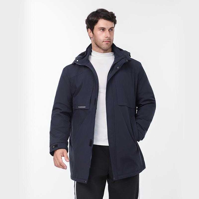 

Велика XL-8XL Товста Бавовняна Куртка Куртка з Капюшоном Чоловічий Робочий Одяг Тепла Куртка 8XL