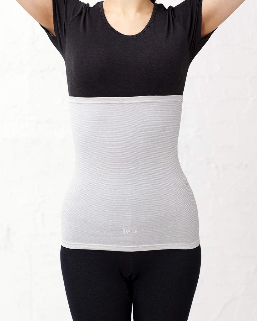 BS Fine Stone Long Waist Warmer for Stomach Cold and Made in and BN2202 Pink "Wearable Bath" Fatigue, Japan, Women's Men's, (Black, Gray, Beige, M, L,