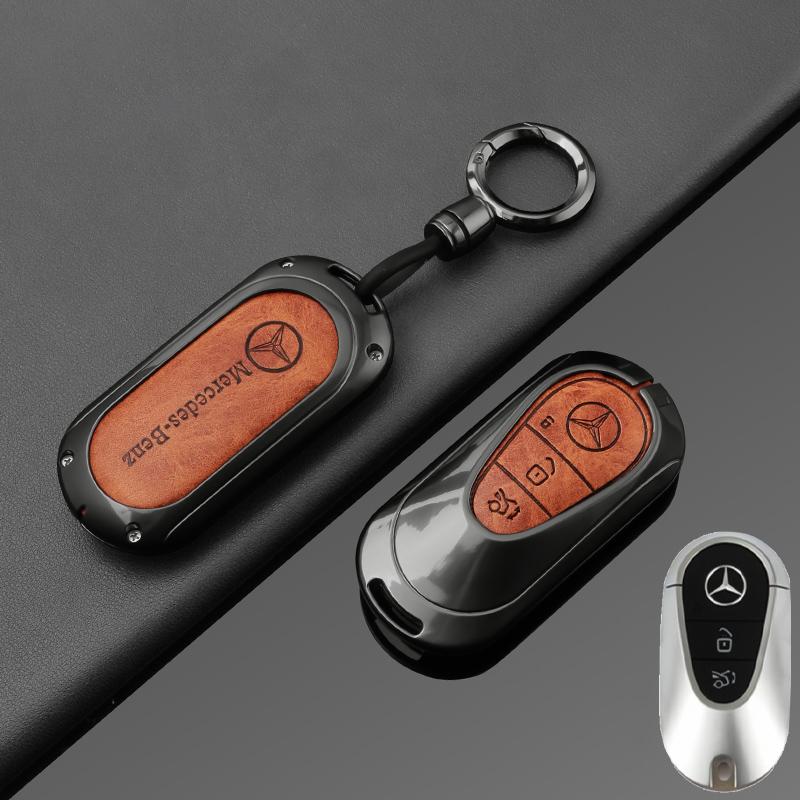 2025 Nuova Custodia Smart Key per Auto Copertura Guscio Portachiavi Protezione Fob per Mercedes Benz 2022 Classe C S W206 W223 S350 C260 C300 S400 S4