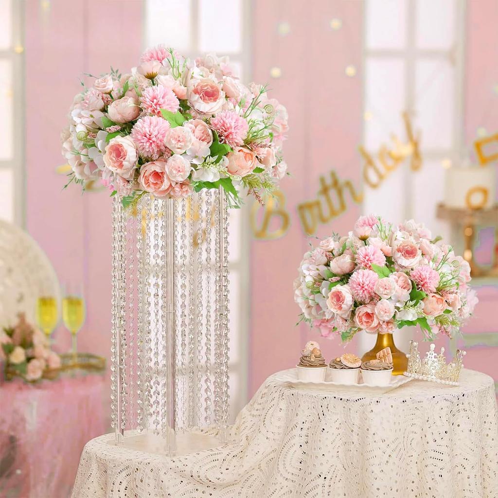 1/5pc Artificial Flower Silk Hydrangea Festival Decor Valentine's Day Home Room Garden Party Wedding Bridal Accessory Fake Peony