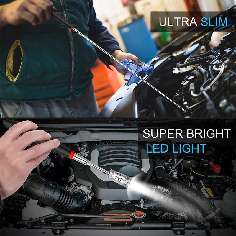 Τηλεσκοπικό μαγνητικό στυλό Μεταλλουργίας Handy Tool Magnet χωρητικότητας για μάζεμα μπουλονιού παξιμαδιών Ρυθμιζόμενο Μίνι στυλό ράβδου παραλαβής