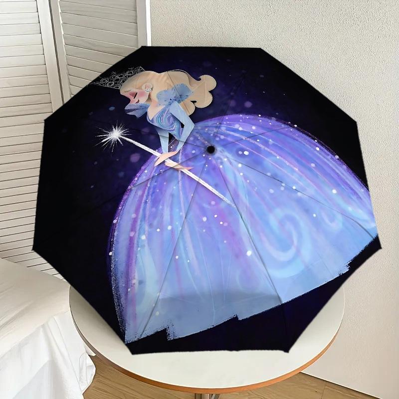 Enchanted Princess Umbrella: A Magical Companion for Outdoor Adventures - Auto-Opening/Closing, Lightweight & Durable Idea 083