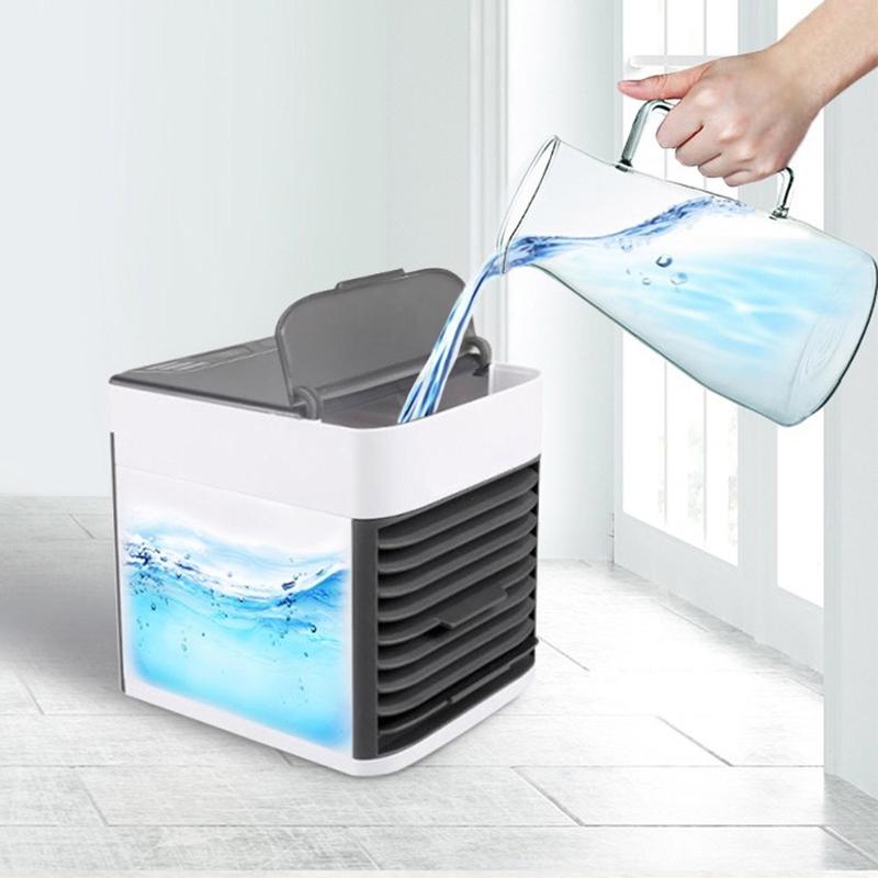 Portable Mini Refrigeration Air Conditioner Fan Household USB Desktop Small With Water Spray Air Fan