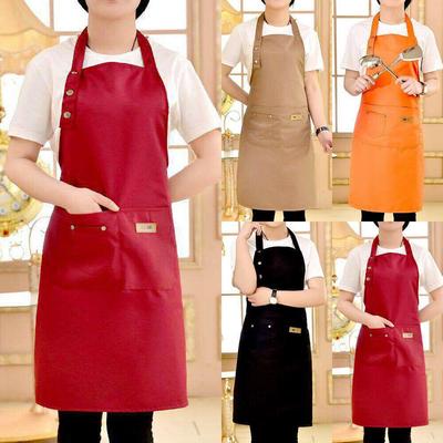 Kitchen Apron For Woman Men Chef Waiter Cafe Shop BBQ Hairdresser Aprons Bibs Kitchen Accessory