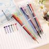 10 Pcs Ballpoint Pen Office Stationery Colored Oil Pen Creative Multi-color Press Ballpoint Pen Student Prize Ballpoint Pen