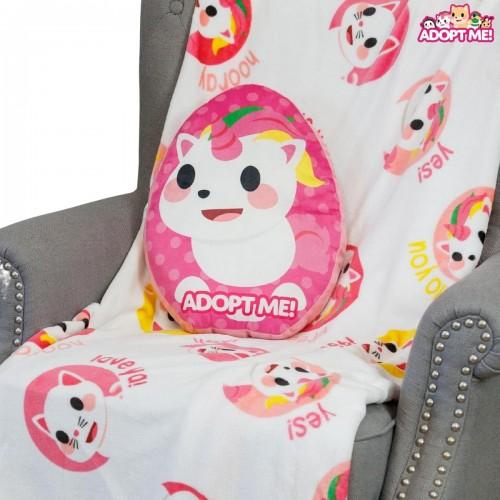 Adopt Me Unicorn & Penguin Filled Cushion