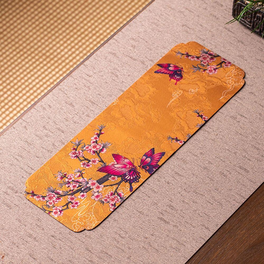 Heat Insulat Chinese Style Tea Mat Waterproof Tableware Mat Cup Pad Table Mat  Home