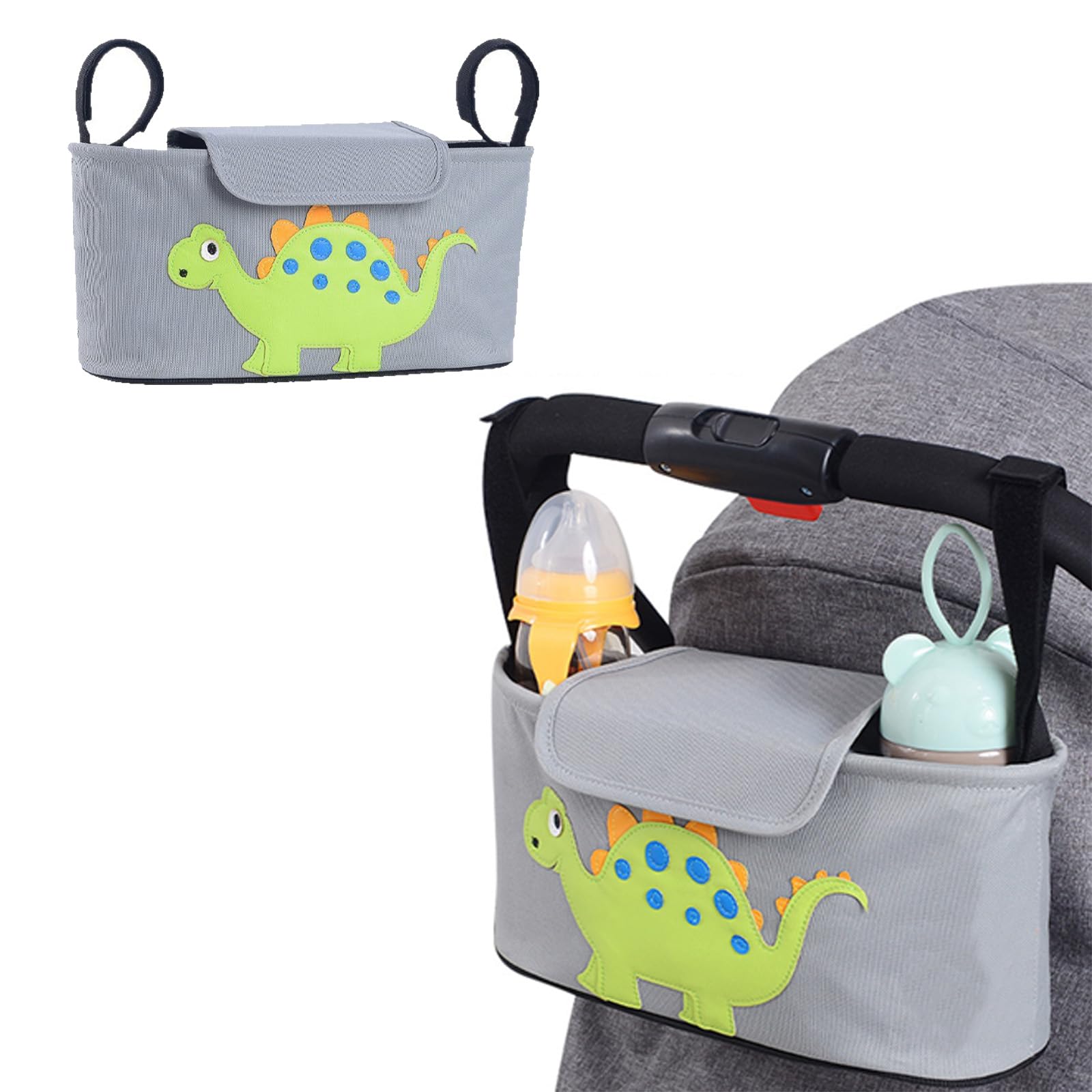 

Сумка-органайзер для коляски Caravan с держателем для напитков, подгузников и детской бутылочки, Легкий, Автомобильный дизайн с животными, Держатель Перси, Сумка, Держатель, Установка, Подголовник, Водоотталкивающий,