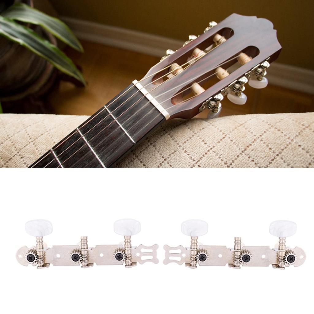Akozon 33 Acrylic Classic Guitar String Tuning Pegs Tuner Machine Heads Guitar Machine Heads L R Vintage Keystone Tuning Key Peg Tuner Set Classic