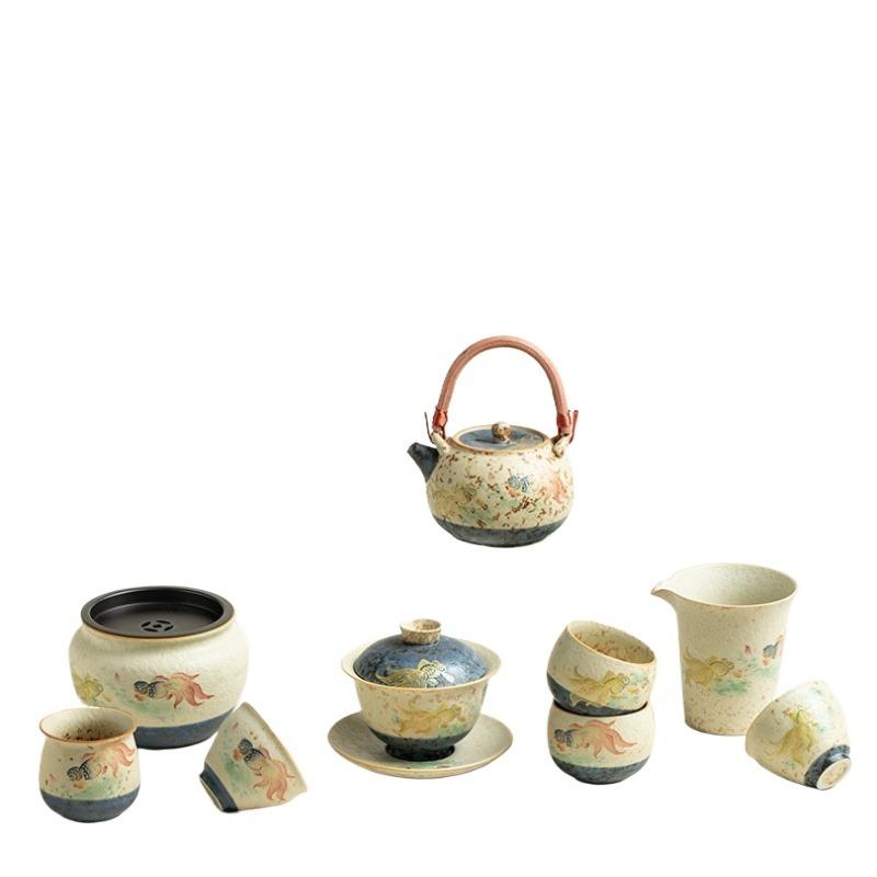 Porcelain Kung Fu Tea Cup Chinese Handmade Blossom Vintage Double Happiness Zen Office Ceramic Teacup Personal Meditation
