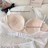 French Pure Desire Lingerie Set: Halter Lace Bra & Beautiful Back Anti-Sagging Bra