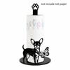 Cat Dog Christmas Tissue Holder Wooden Vertical Napkins Rack Tissue Storage Rack  Countertop