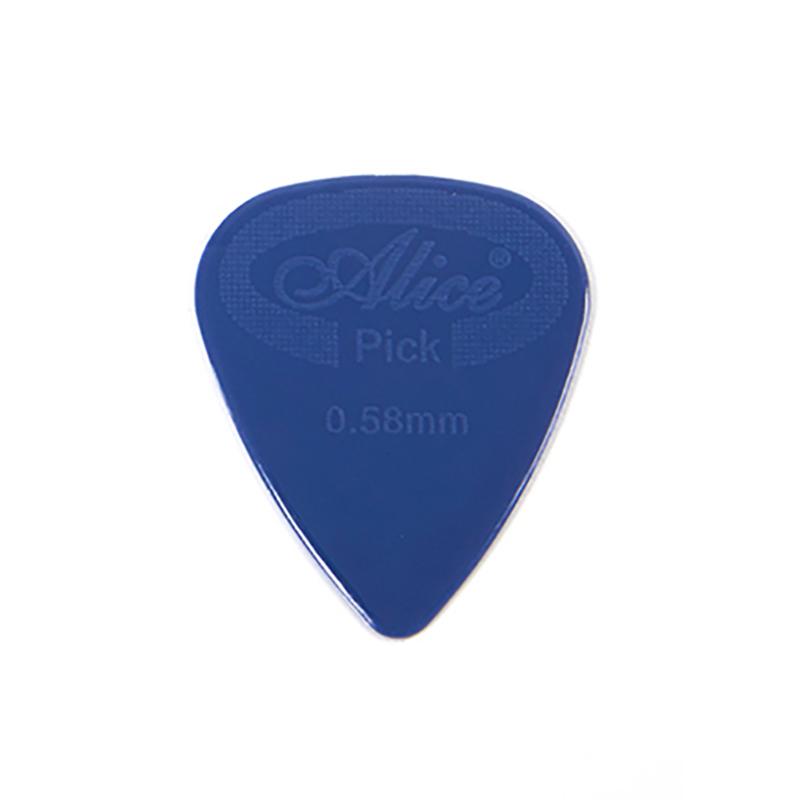 

10 штук Медіатори Alice для гітари, нековзкі, чорно-білі, нейлонові, для акустичної, електрогітари, укулеле, аксесуари 0.58mm
