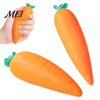Hand Relaxation Toy 1/2Pcs Fake Carrot Stress Relief Toy, Realistic Giant Squeeze for Kids Adults, Soft Simulated Vegetable Anxiety Reduction