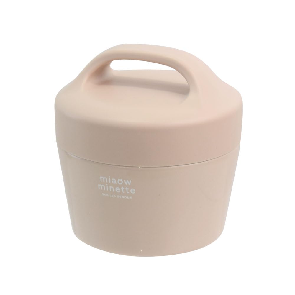 

Sabu Nyao 2-Way Thermos Lunch Carry, Pink. Capacity: 210ml side dish container and 250ml insulated jar. 550ml insulated jar only. 423918