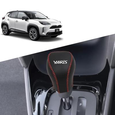 For Yaris Cross / Yaris Hatchback Shifter Cover Improved Leather Stitching Shifter Cover Yaris Cross Accessories
