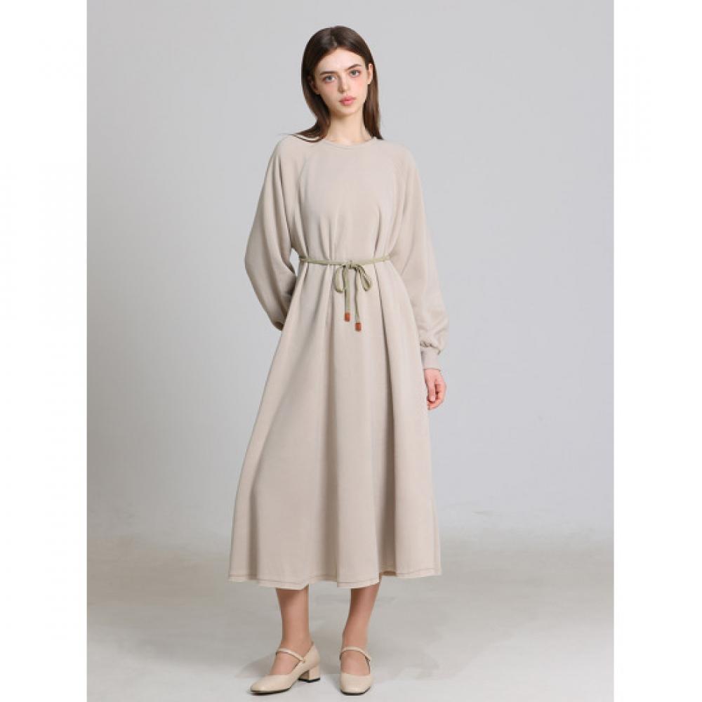 Ozoc Flare Belted Dress