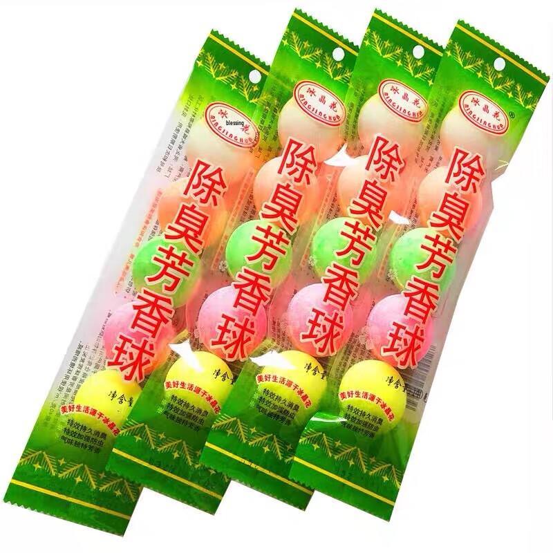 Дезодорирующие шарики от моли для писсуаров и туалетов Changbaosen