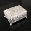Creative European Shell Flower Metal Square Home Jewelry Box High-end Birthday Wedding Gift Box Storage Box