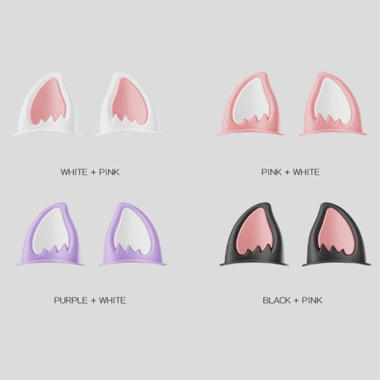 1 Paar Motorradhelm Katzenohr Dekoration Klebstoff Roller Radfahren Fahrrad Motorrad Skateboard Helm Dekorative Ohr Helm Zubehör