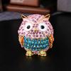 Owl Designs Jewelry Organizers Metal Crafted Decorative Storage Case for Rings Bracelets