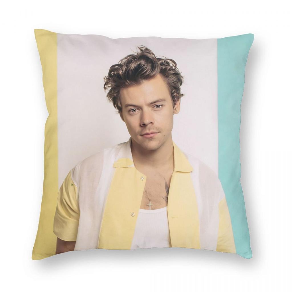 Federa Stampa Harrys Styles Poliestere Copricuscino Decorativo Copertura Cuscino Casa Dropshipping 40*40cm
