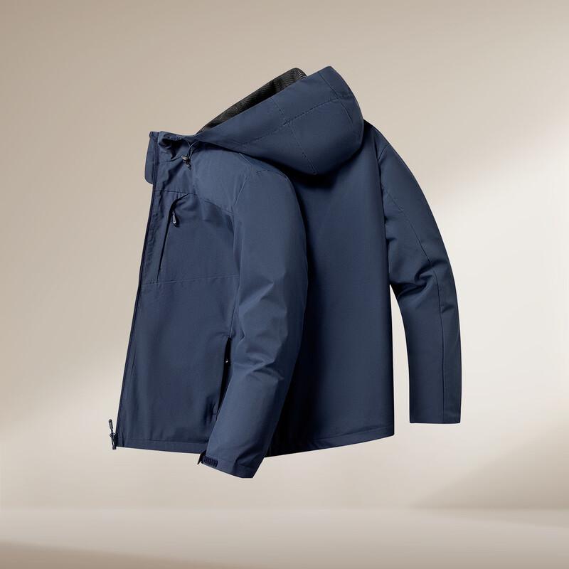 Men's Business Casual Hooded Jacket