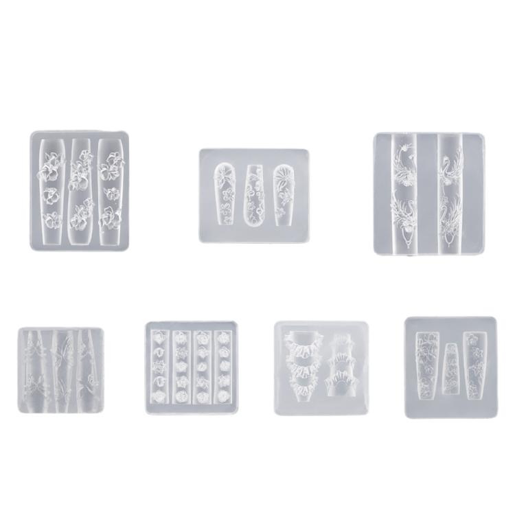 

Multipurpose Nail Art Silicone Mould for Detailed 3D Designs Including Butterfly and Moon Patterns for Household 1