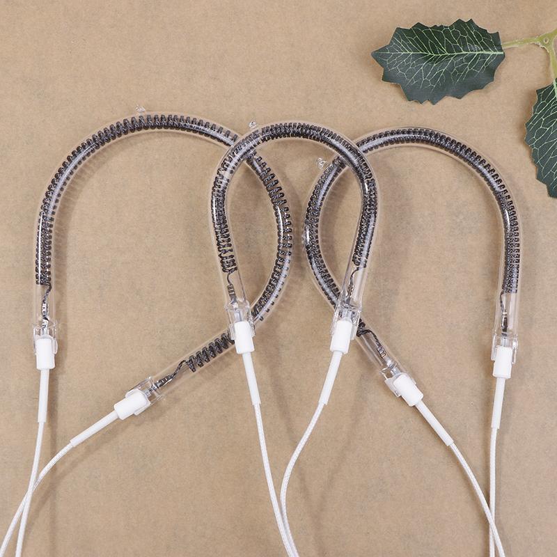600/900/1200W Small Sun Heater Heating Lamp Tube Carbon Oven Parts Round Heating Tube Practical Electric Stove Ring Fittings