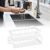  Sink Drain Rack Sponge Storage Rack Soap Drainer Draining Shelf Kitchen Utensils