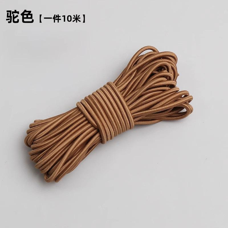 Hohe elastische elastische Seil langlebiges rundes elastisches Band rundes Gummiband Rinderband Seil elastisches Verstellseil elastisches Drahtseil dünn