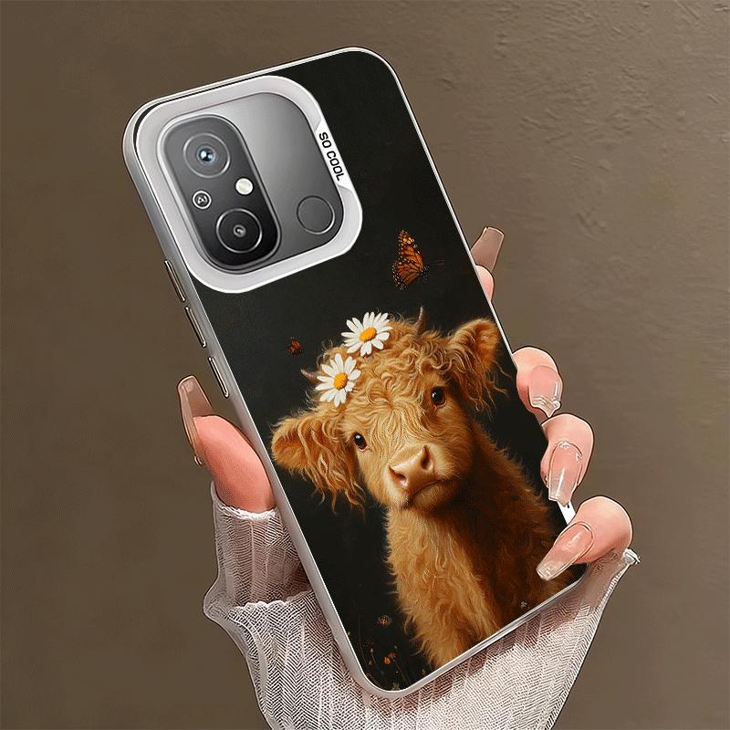 

Cute Highland Cow Soft Phone Case for Xiaomi Redmi 15C 15 14C 13C 12C Poco X5 X6 X7 Pro X3 F8 F7 Ultra M8 13 12 Cover Back Shell Xiaomi Poco X6 Pro