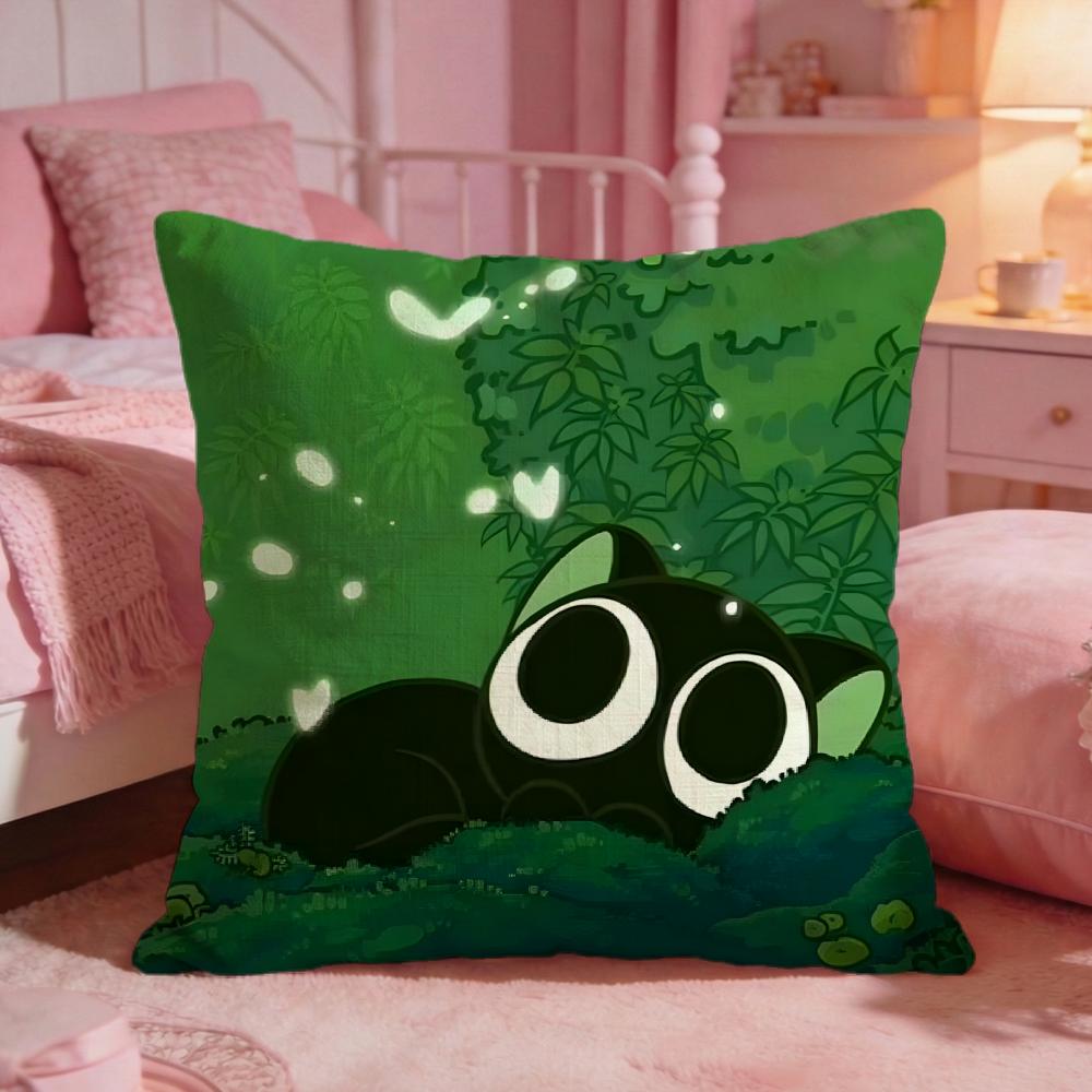 Cute The Legend Of Hei Cushion Cover Premium Comfort Reversible Pillow Cove Two In One Design For Any Room Car Interior