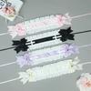 Süßes Spitzen-Schleifen-Stirnband Mädchen Japanisch Kawaii Lolita Haaraccessoire Weiches Feminines Stirnband Mit Breitem Band