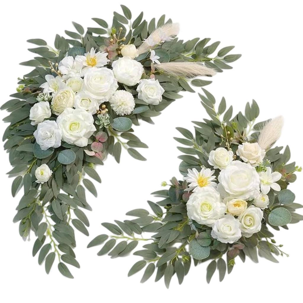 Chair Back Floral Decoration Elegant Decorations Versatile for Brides