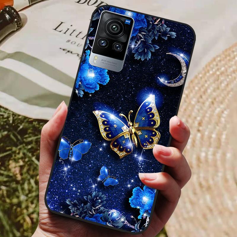 For Vivo X60 Pro Global Version Case Cat Wolf Painted Soft Silicone Phone Cases for Vivo X60 Pro Back Cover X60Pro V2046 Coque