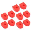 RISK Bicycle Crank Cover Bike Silicone Crank Arm Protector Boot Guard for Bicycle Pedal Shaft Red