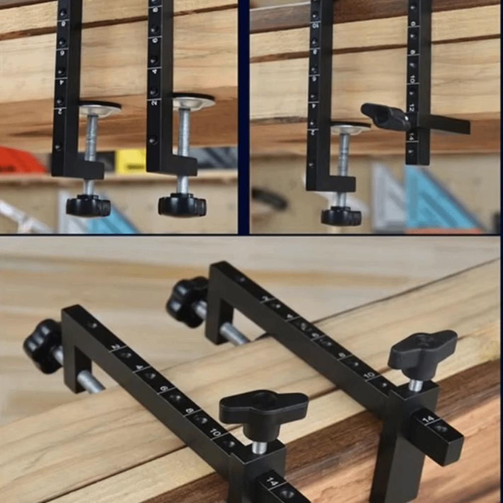 1pc Micro-Adjustment Handle Reverse Clamp Adjustable C-Clamp F Bar Clamp  Plastic Cutting