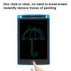 8.5in LCD Writing Pad Children Smart Graffiti Drawing Board Monochrome Handwriting(bleu fonce )