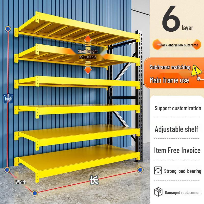 Heavy-Duty Multi-Layer Storage Racks for Commercial and Garage Use