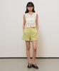 GENERALIDEA Lace-Trimmed Sweat Shorts [Avocado] / Gf2Lhp526
