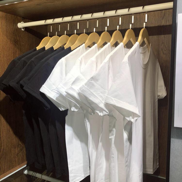 Tshirt With Round Neck Short Sleeve Cotton Thick Fabric For Men And Women