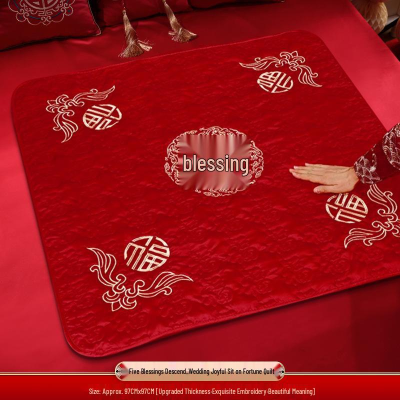Wedding Bride Blessing Cushion Set - Complete Dowry Quilt
