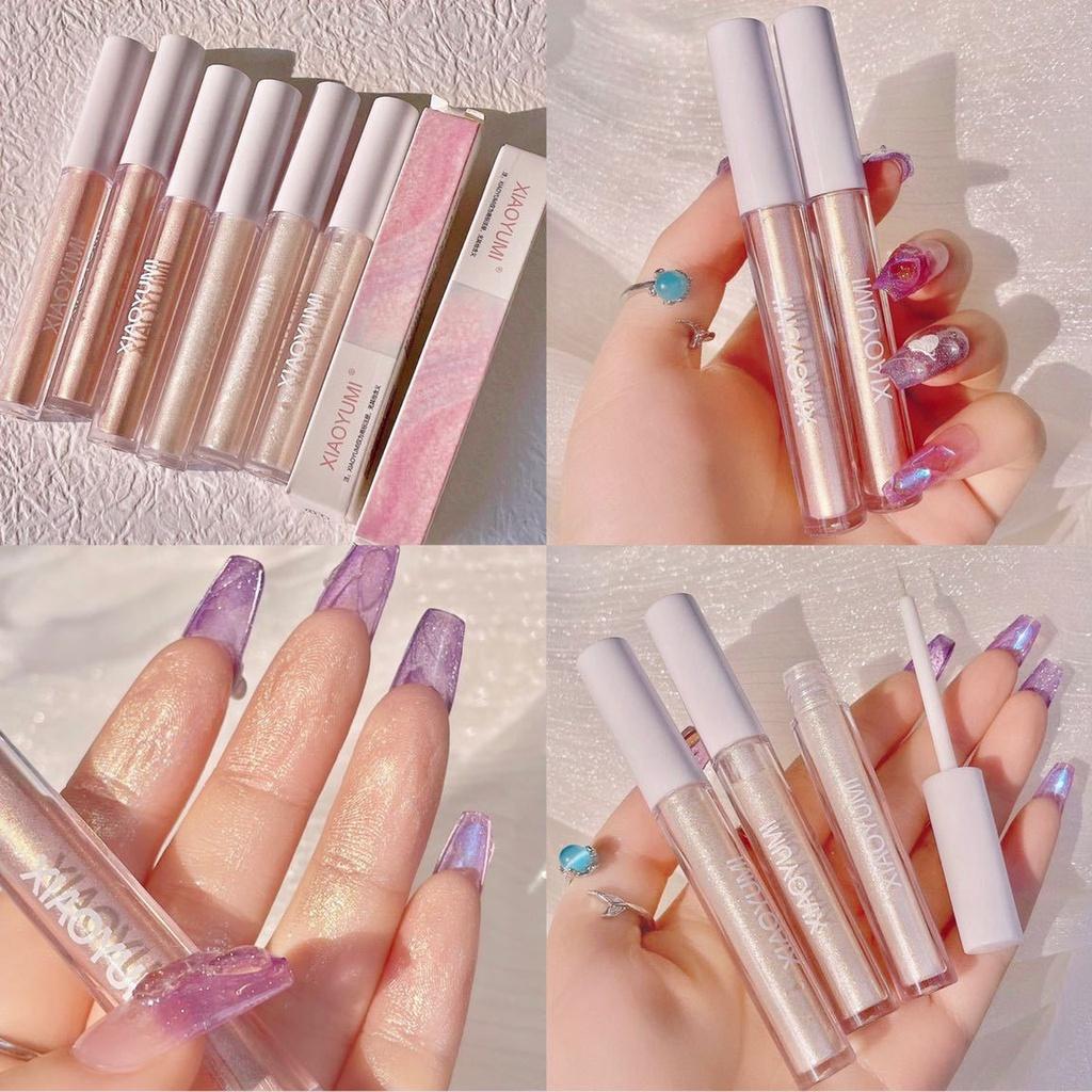Liquid Eyeshadow Highlight Long-lasting Long-lasting Makeup Sleeper Silkworm BrighTening Pearl Glitter Waterproof Eyeshadow Liquid Student Makeup