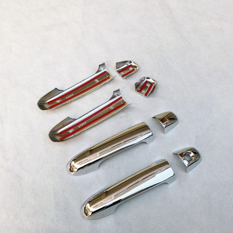 Chrome Door Handle Cover for Toyota Camry XV50 Altis Aurion 2012 2013 2014 2015 2016 2017 Car Styling Sticker Auto Accessories