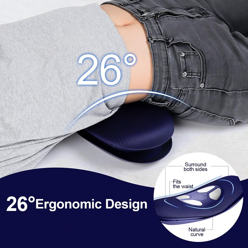 Elektrischer Lendenwirbelsäulen-Traktionsmassagegerät Vibrationen Taille Massager Airbag Taille Wirbelsäulenstütze Rückenmassagegerät Taille masajeador